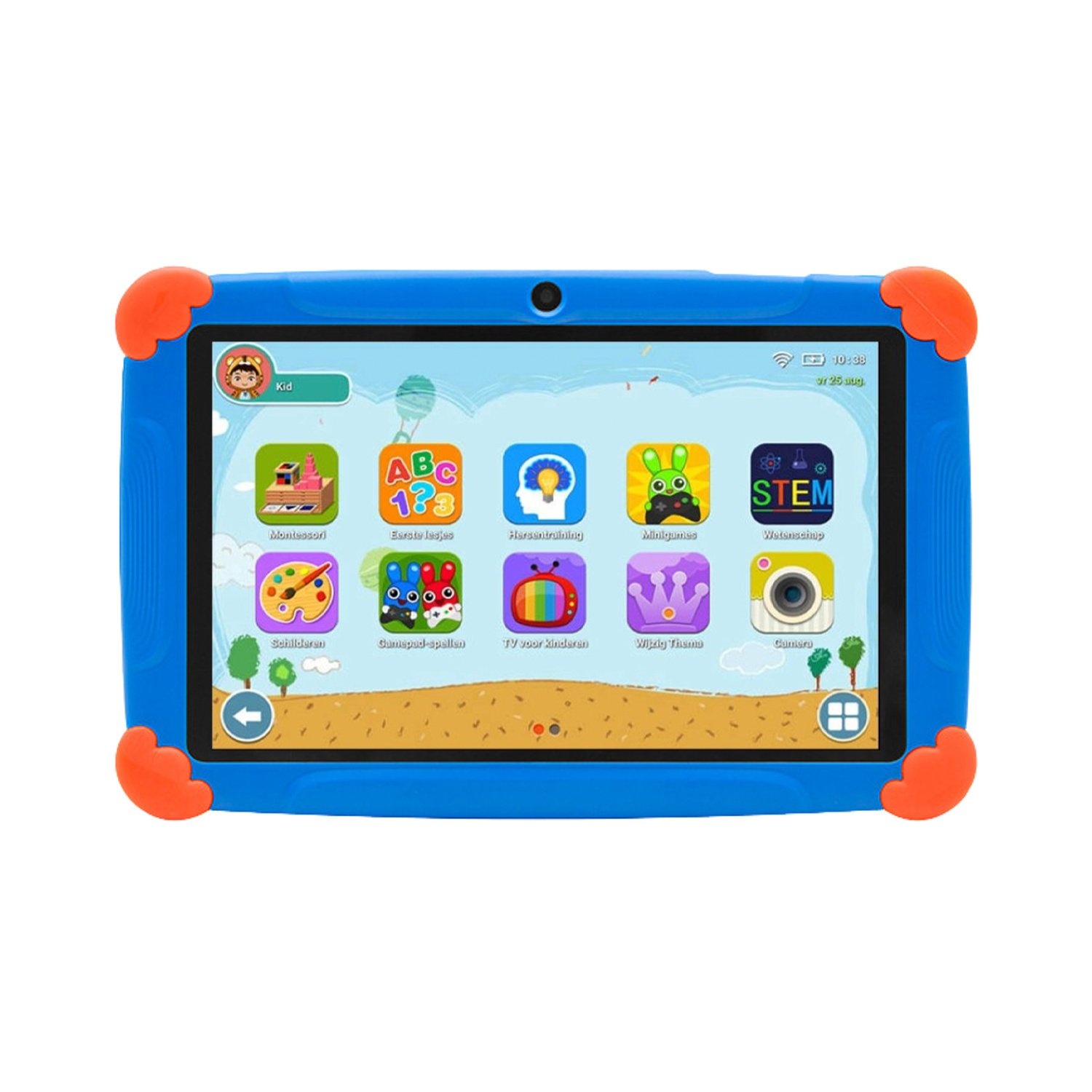 34;Viel günstig Kaufen-Tenify Kinder-Tablet - 100% kindersicher - Etui - Blau. Tenify Kinder-Tablet - 100% kindersicher - Etui - Blau <![CDATA[Findet Ihr Kind auf dem Tablet viel Ablenkung? Und wäre es Ihnen lieber, wenn es sich mit Lernspielen beschäftigen würde? Mit dem Ki