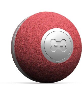 Cheerble Cheerble mini ball 2.0 - Intelligenter interaktiver selbstrollender Ball für Katzen - 3 Spielmodi - Katzenspielzeug - USB aufladbar - Rot
