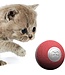 Cheerble mini ball 2.0 - Intelligenter interaktiver selbstrollender Ball für Katzen - 3 Spielmodi - Katzenspielzeug - USB aufladbar - Rot