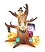 Coast Coast 180 cm großer aufblasbarer toter Halloween Baum mit Kürbis Geisterbaum mit LED Lichtern