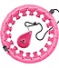 Niceey Fitness Hula Hoop Reifen - mit Gewicht - Pink