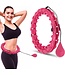 Niceey Fitness Hula Hoop Reifen - mit Gewicht - Pink