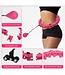 Niceey Fitness Hula Hoop Reifen - mit Gewicht - Pink