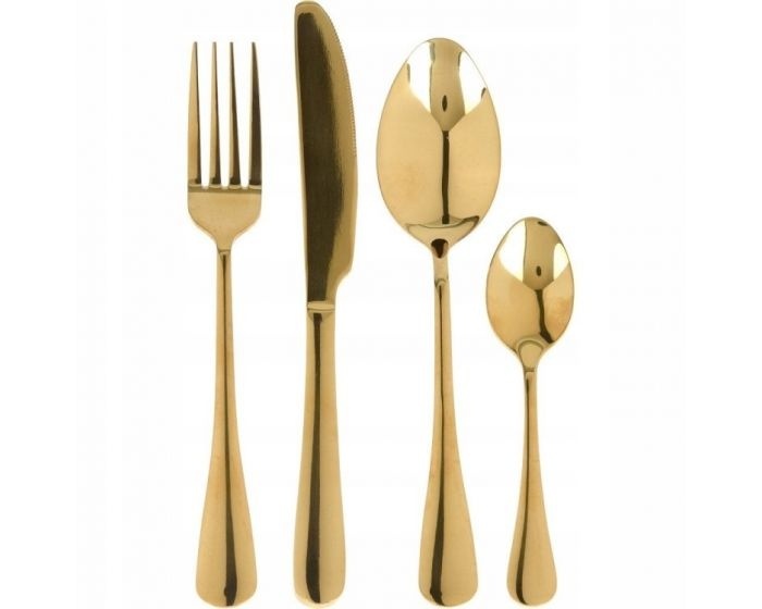 Go Pro günstig Kaufen-Tableware Collection Besteckset - 16 Teile - Gold. Tableware Collection Besteckset - 16 Teile - Gold <![CDATA[Informationen zum Produkt Besteckset für 4 Personen in Gold. Eine festliche Angelegenheit für Ihren gedeckten Tisch. Das Besteck ist aus rostfr