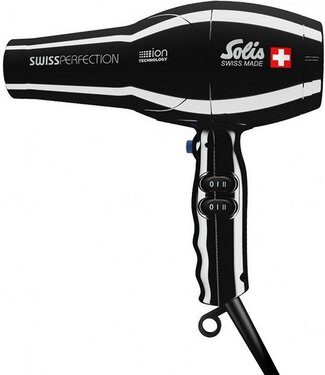 Solis Solis Swiss Perfection 440 Haartrockner - Haartrockner Professional - Schwarz