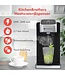 KitchenBrothers Heißwasserspender - 2.7L - Touch Display - Heißwasserhahn - Milchfunktion - 2600W - Edelstahl/Schwarz