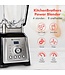 KitchenBrothers Power Blender - Mixer - 2000W - 2L - Smoothie Maker - 8 Stufen - 4 Geschwindigkeiten - Edelstahl