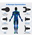 LifeGoods Massagepistole - 6 Aufsätze - 30 Stufen - Professionelles Massagegerät - Schwarz