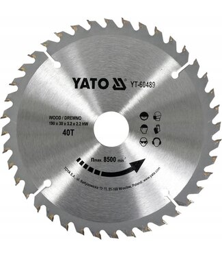 YATO YATO Kreissägeblatt - 40T - ø 30mm - Umfang 190mm