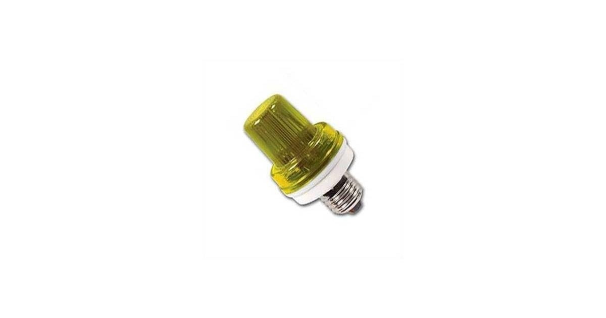 E27 Lampe günstig Kaufen-HQ-Power Mini-Blitzlichtlampe - e27 - 5 w - gelb. HQ-Power Mini-Blitzlichtlampe - e27 - 5 w - gelb <![CDATA[Merkmale: * 40 Blitze/Minute Technische Daten: * Farbe: gelb * Gewicht: 54 g]]>. 