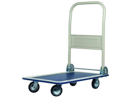 Plattformwagen günstig Kaufen-Kinzo Trolley/ Zusammenklappbarer Plattformwagen - 83cm x 47.5cm x 73cm (H x B x T). Kinzo Trolley/ Zusammenklappbarer Plattformwagen - 83cm x 47.5cm x 73cm (H x B x T) <![CDATA[Mit diesem zusammenklappbaren Plattformwagen lassen sich Waren leicht transpo