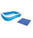 Free and Easy Schwimmbadfliesen Schaum blau 50 x 50 cm - 27 Stück - 6,75m²,