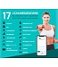 FITAGE Smart Scale mit 17-facher Körperanalyse - FITAGE App - Schwarz