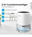 Auronic Luftentfeuchter - Entfeuchtet 450ml pro Tag - LED - Geeignet für Wohnzimmer, Schlafzimmer & Badezimmer - Weiß