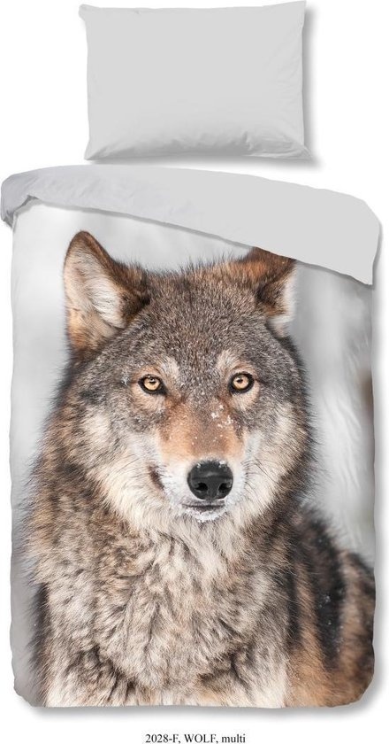 140 x günstig Kaufen-Guten Morgen - Bettbezug Wolf 140x200cm (Mit extragroßem Kopfkissenbezug 70x90cm). Guten Morgen - Bettbezug Wolf 140x200cm (Mit extragroßem Kopfkissenbezug 70x90cm) <![CDATA[Goodmorning Bettbezug Wolf Flanell ist ein Bezug mit schönen Wolf * Ma