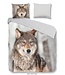 Guten Morgen - Bettbezug Wolf 140x200cm (Mit extragroßem Kopfkissenbezug 70x90cm)