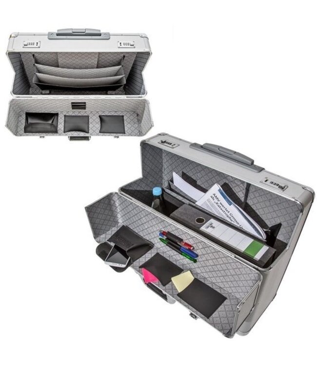 Valigetta Business TecTake - Nero, Per Laptop, Documenti, Con Ruote E Lucchetto - Foto 3