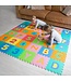 LifeGoods Spielmatte XL - Schaumstoff - faltbar - mehrfarbig - Puzzle 86-teilig - 180x180 cm