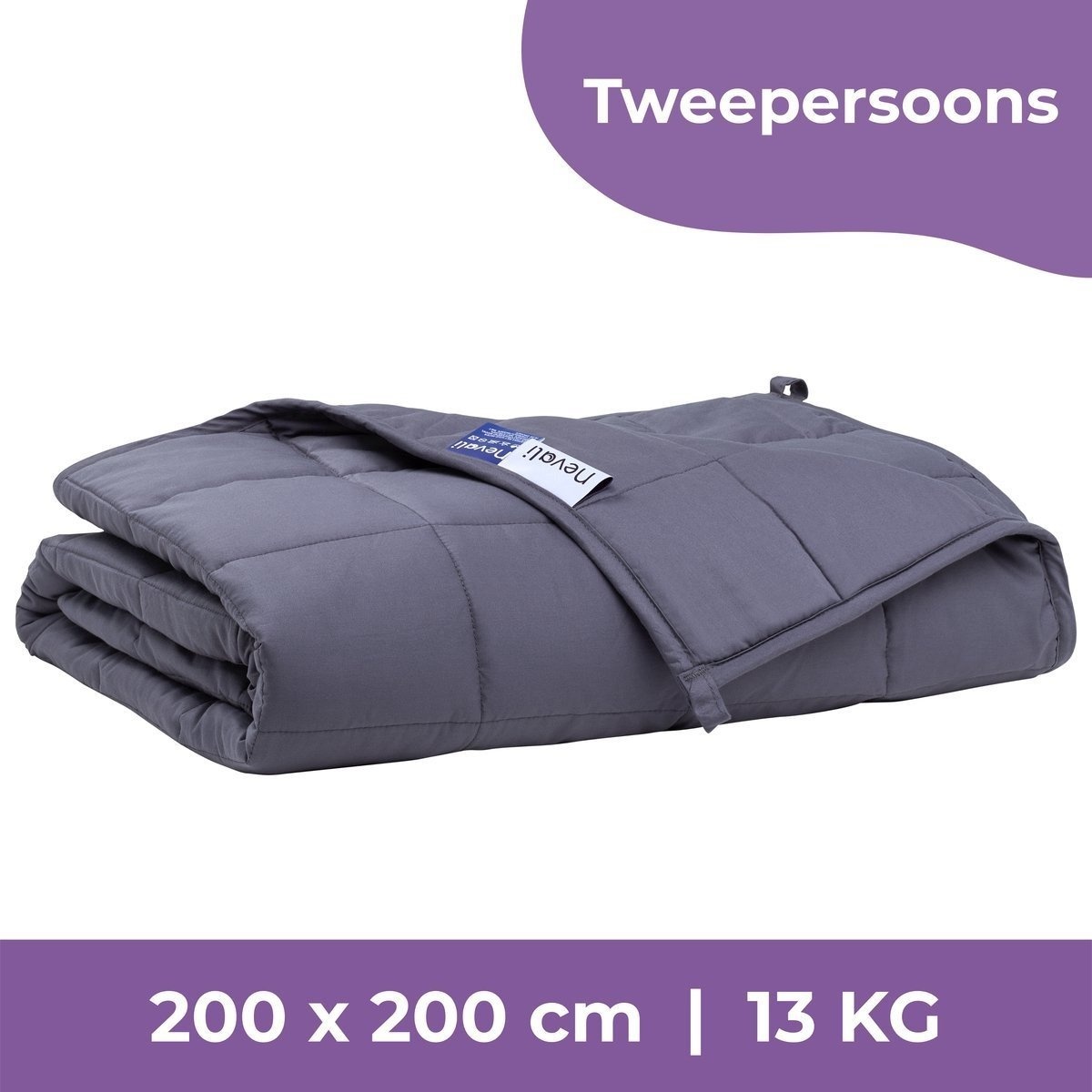 Double Double günstig Kaufen-Nevali Double Lap Blanket - 7-Lagen-Design - 13KG - 200 x 200 CM. Nevali Double Lap Blanket - 7-Lagen-Design - 13KG - 200 x 200 CM <![CDATA[Die Nevali Aggravation Blanket hilft Ihnen und Ihrem Partner, besser zu schlafen. Die Decke schmiegt sich an den K