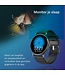 Denver Smartwatch - 5 Ziffernblätter - Anrufe/SMS - Schlafaktivität - Herzfrequenz, Blutdruckmessung, Sportmodus - IP67 - SW173 - Schwarz