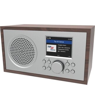 Denver Denver IR-135 - Internet Radio - WiFi - Bluetooth - Sleep Timer - Dualer Wecker - Batteriebetrieben - Silber