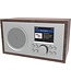 Denver IR-135 - Internet Radio - WiFi - Bluetooth - Sleep Timer - Dualer Wecker - Batteriebetrieben - Silber