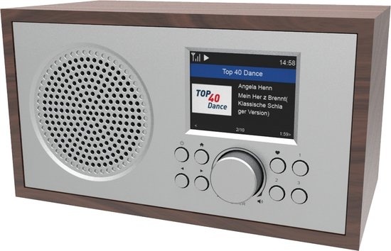 Genuss mit günstig Kaufen-Denver IR-135 - Internet Radio - WiFi - Bluetooth - Sleep Timer - Dualer Wecker - Batteriebetrieben - Silber. Denver IR-135 - Internet Radio - WiFi - Bluetooth - Sleep Timer - Dualer Wecker - Batteriebetrieben - Silber <![CDATA[Bester Hörgenuss mit stör