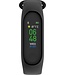 Denver BFH-240 - Activity Tracker - Fitnessband - Herzfrequenzmesser - Blutdruckmesser - Distanzmesser - Schrittzähler - Schwarz