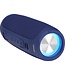 Denver Bluetooth-Lautsprecher mit LED-Beleuchtung - Musikbox mit wiederaufladbarem Akku - TWS-Paarung - AUX - BTV220 - Blau