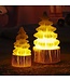 Hi LED Weihnachtsbaumkerzen aus echtem Wachs - 2 Stück