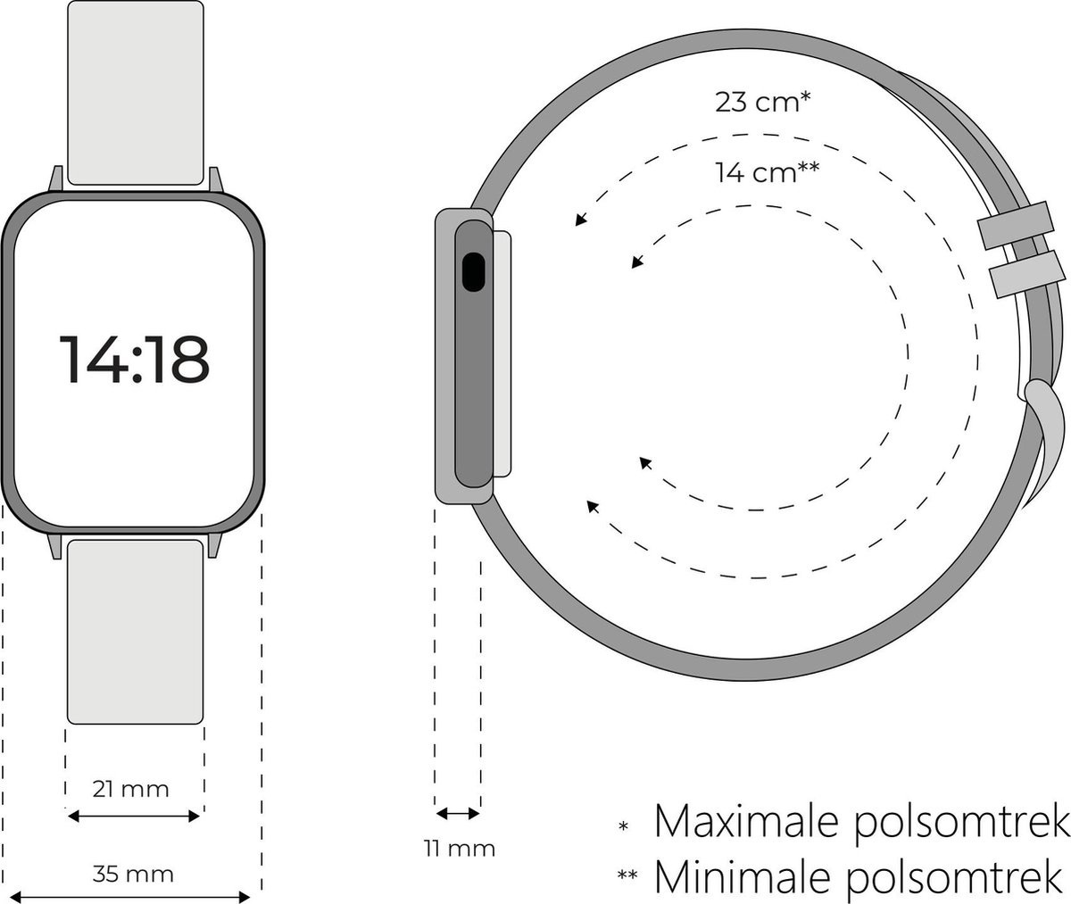 5706751052842 - Smartwatch - Einfacher Rückgabeknopf - Schrittzähler - Anrufe SMS - TUYA App - Schlafaktivität - Herzfrequenz Blutdruckmesser Sportmodus - IP68 - SW164 - Pink