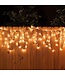 Giftmas Giftmas Eiszapfen-Weihnachtsbeleuchtung - Weihnachtsbeleuchtung für den Außenbereich - 120 LEDs - 4m - Verkettbar bis zu 12m - Für Innen und Außen