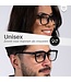 LC Eyewear Computerbrille - Blaulichtbrille - Displaybrille - Design - Unisex - Schwarz