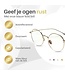 LC Eyewear Computerbrille - Blaulichtbrille - Displaybrille - Metall - Unisex - Gold