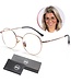 LC Eyewear Computerbrille - Blaulichtbrille - Blaulichtbrille - Displaybrille - Metall - Unisex - Rose Gold