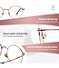 LC Eyewear Computerbrille - Blaulichtbrille - Blaulichtbrille - Displaybrille - Metall - Unisex - Rose Gold