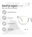 LC Eyewear Computerbrille - Blaulichtfilter - Blaulichtbrille - Displaybrille - Design - Unisex - Transparent