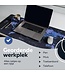 WURK Professional Schreibtischunterlage - Weltkarte - Schreibtisch-Organizer - Schreibtisch-Accessoires - Mauspad XXL - Anti-Rutsch - Inklusive Kabelclip - 90x40
