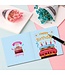 Rubye® Diamant-Malerei Karten - Grußkarten - 12 Stück - Diamant-Malerei Erwachsene - Diamant-Malerei Paket voll - mit Umschlägen - 15x15cm