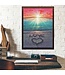 Rubye® Diamantmalerei Erwachsene - Diamantmalerei Kinder - Diamantmalerei Komplettpaket - Sonnenuntergang - 30x40cm