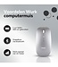 Wurk Kabellose Maus – Wiederaufladbar – Bluetooth 4.0 – 2.4GHz – USB – Kabellos – Computermaus – Laptop – PC – Silber