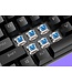 XUNFOX K80 RGB mechanische 87Tasten TKL Gaming-Tastatur - Windows/Mac Spiele-Tastatur - blauer Schalter - Mechanische Tastatur - QWERTY - Anti-Ghosting Spiele-Tastaturen - Schwarz/Grau