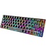 ZIYOU LANG T8 RGB Mechanische 68Tasten Gaming-Tastatur - Windows/Mac Spiele-Tastatur - Brauner Schalter - QWERTY - Mechanische Tastatur - Schwarz