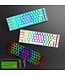 ZIYOU LANG T8 RGB Mechanische 68Tasten Gaming-Tastatur - Windows/Mac Spiele-Tastatur - Brauner Schalter - QWERTY - Mechanische Tastatur - Schwarz