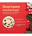 Giftmas Holz-Weihnachtskugeln - Weihnachtsdekoration für drinnen - Holz-Weihnachtskugel - Weihnachten - 10 Formen - ⌀7,5cm - 50 Stück