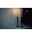 O'DADDY® Dinner-Kerzen led - 2er-Set - 24,5 cm - lange Kerzen - flackernder Docht und Fernbedienung - led-Kerzen - warmweißes Licht - creme