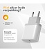 Wurk - USB-C Adapter - Geeignet für Apple Produkte - Schnellladegerät - 20W