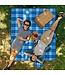 LifeGoods Picknickkorb - 29-teiliges Set mit Picknickdecke - 4 Personen - PU-Leder
