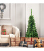 Coast 135cm Weihnachtsbaum schmal mit warmweißen LED-Lichtern aus künstlichem Tannenbaum Grün