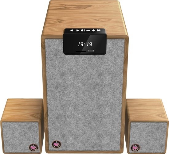 4895206603218 - AVLOVE AVL3 - Kabelloses Hifi-Stereo-Set - Radio Bluetooth USB SD-Karte Aux - Kabelloses Aufladen - Bambus Schwarz Grau 4895206603218 - AVLOVE AVL3 - Kabelloses Hifi-Stereo-Set - Radio Bluetooth USB SD-Karte Aux - Kabelloses Aufladen - Bambus Schwarz Grau